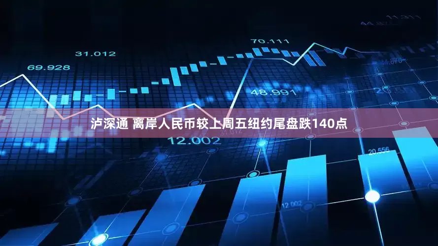 泸深通 离岸人民币较上周五纽约尾盘跌140点